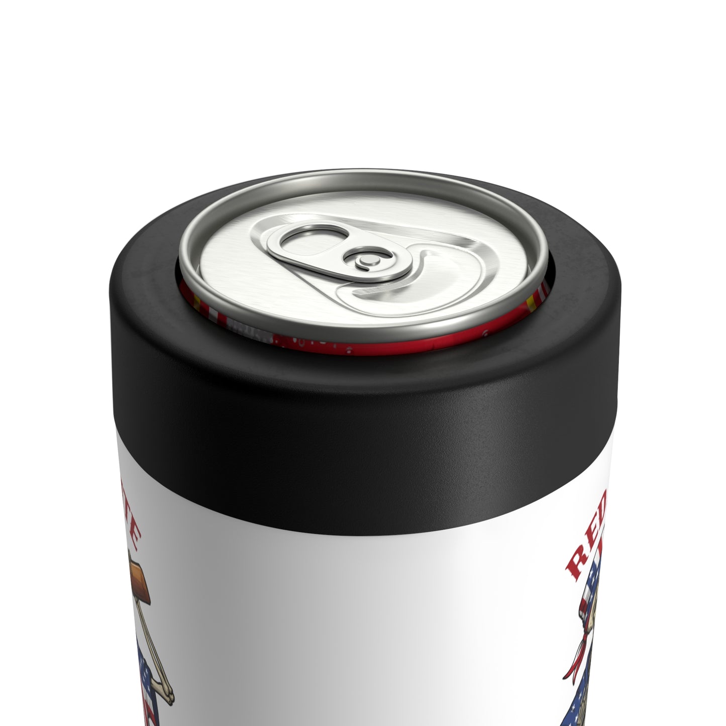 Patriotic 'Red White & Awesome' Can Holder – 4th of July Beverage Cooler