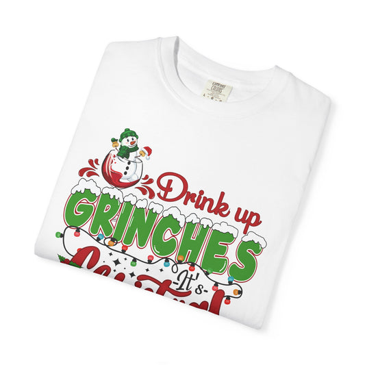 Drink Up Grinches This Christmas T-Shirt