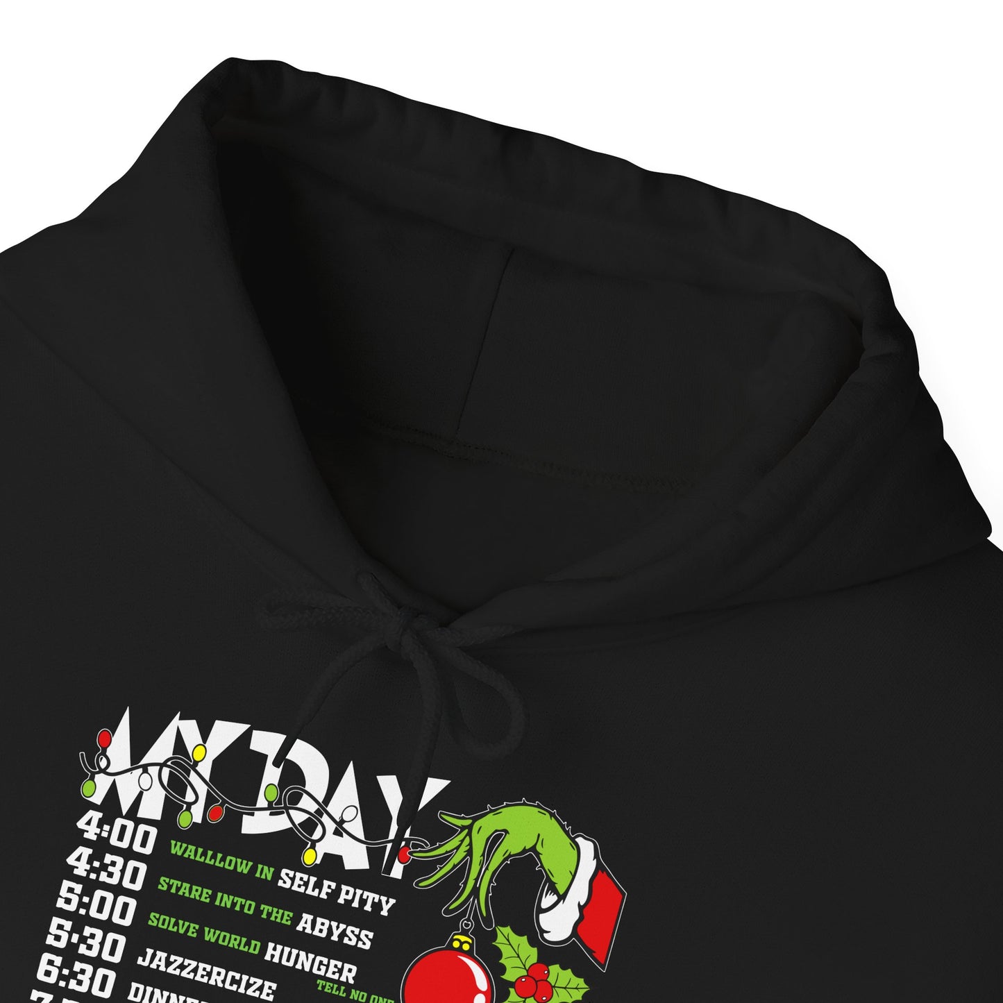 Hoodie — "My Day: I’m Booked!" Schedule Graphic Hoodie