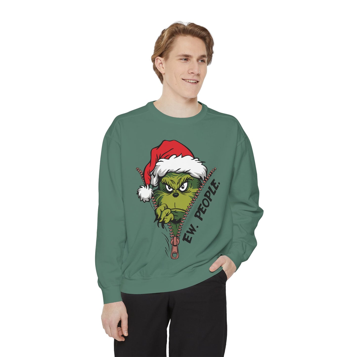Grinch 'Ew, People.' Christmas Sweatshirt