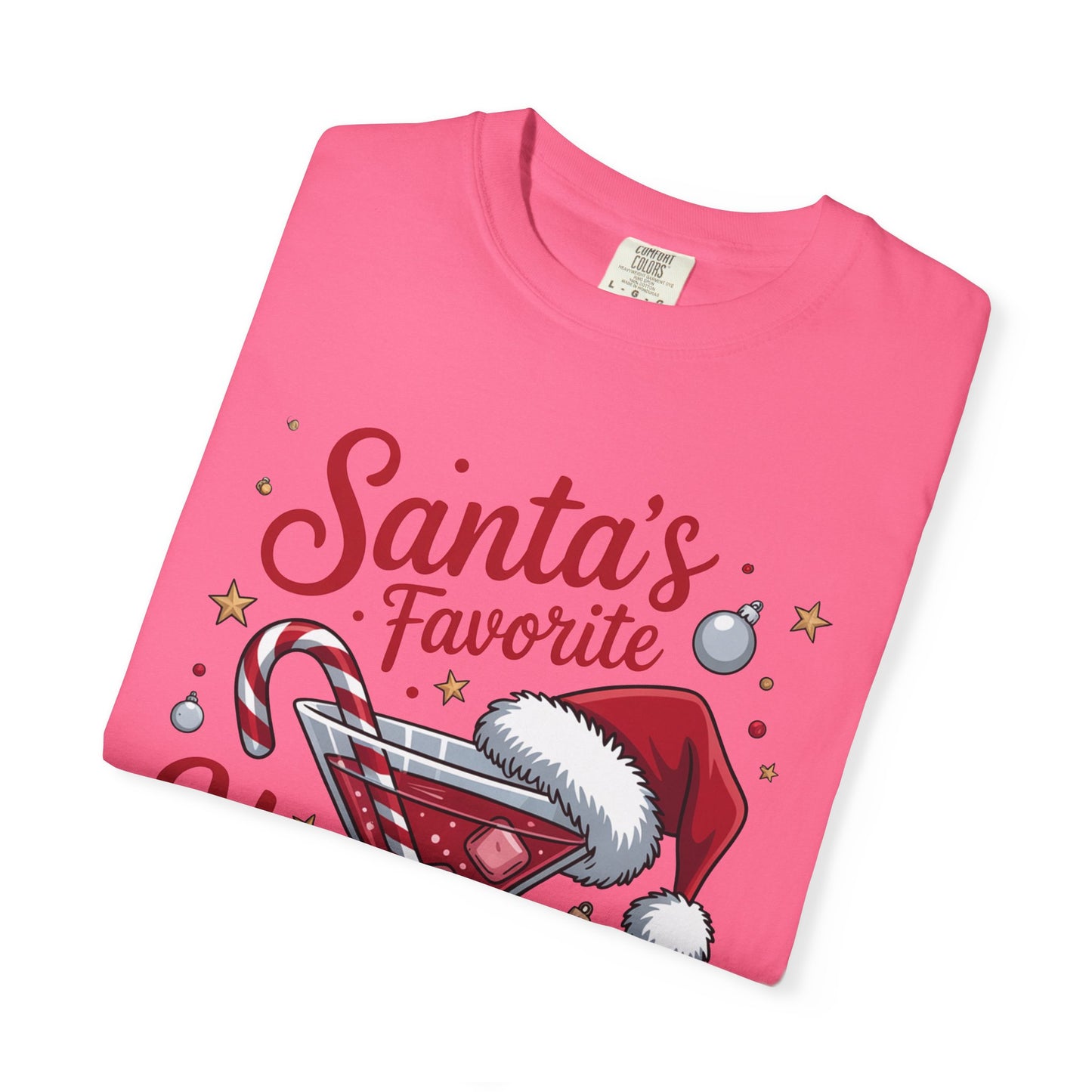 “Santa’s Favorite Hot Mess” Holiday T-Shirt