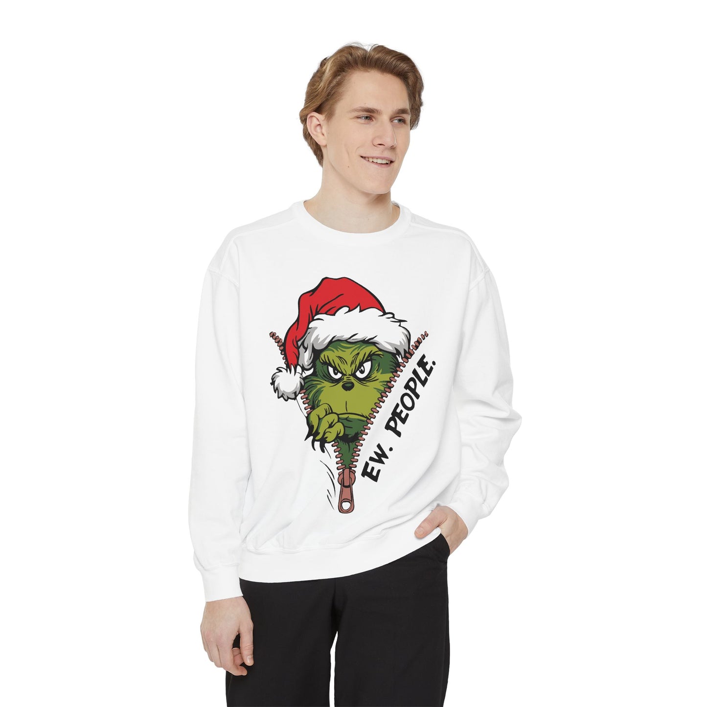 Grinch 'Ew, People.' Christmas Sweatshirt