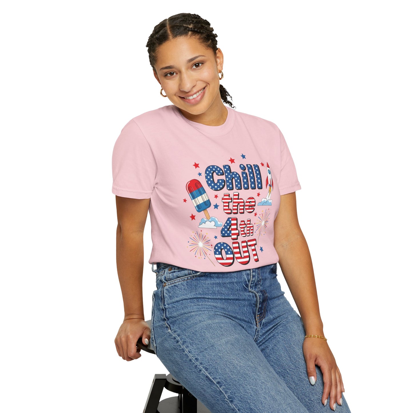 Chill the 4th Out T-Shirt — Patriotic Independence Day Graphic Tee