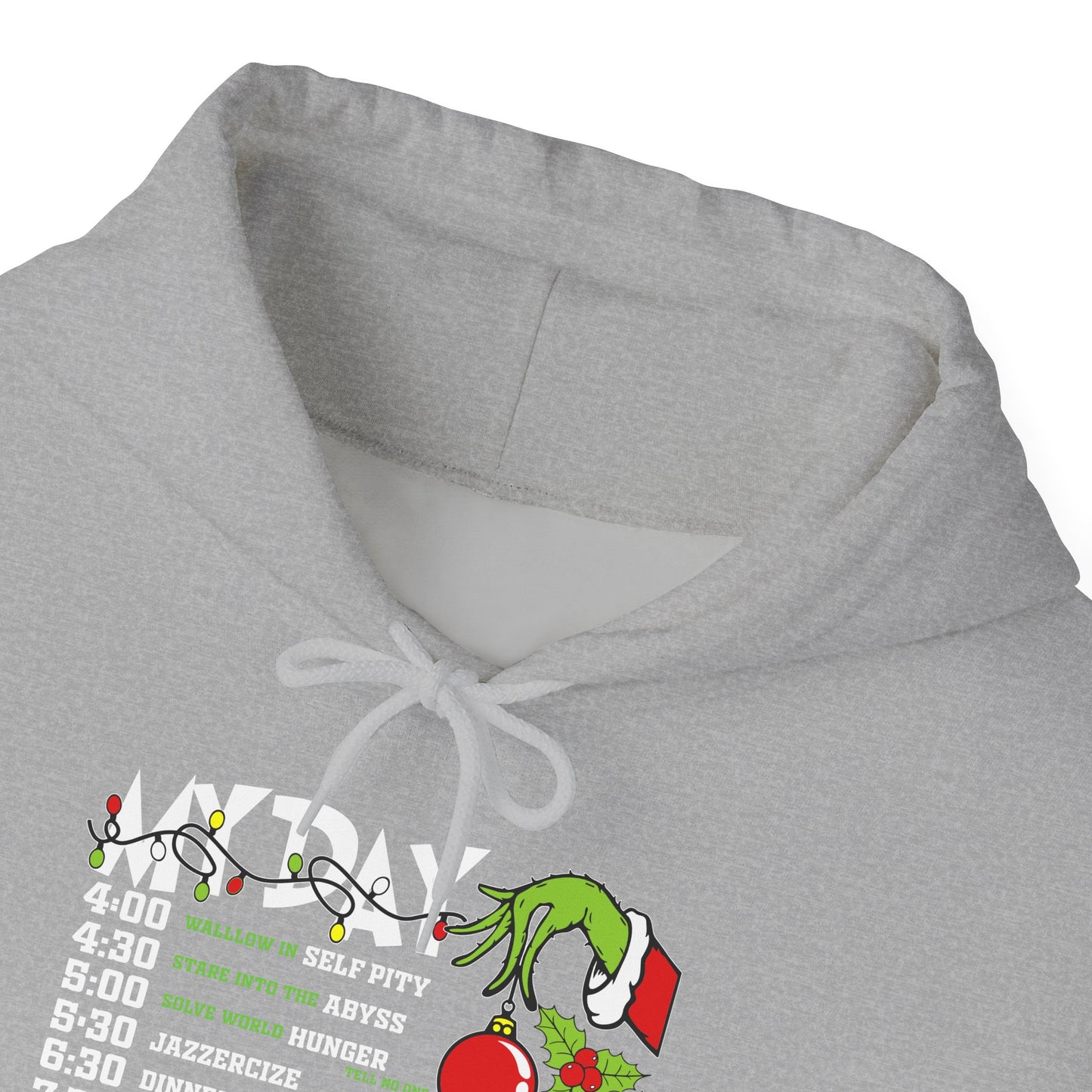 Hoodie — "My Day: I’m Booked!" Schedule Graphic Hoodie