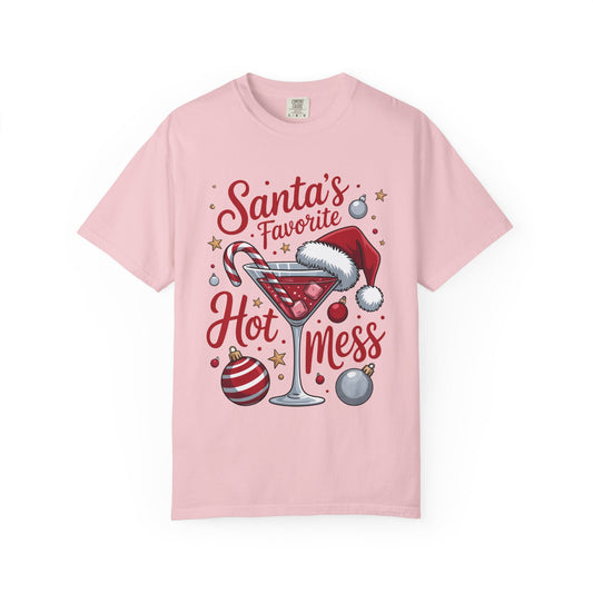 “Santa’s Favorite Hot Mess” Holiday T-Shirt