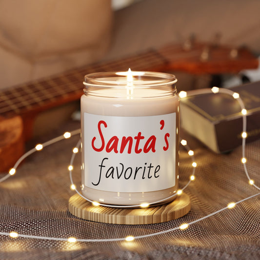Santa’s Favorite Scented Soy Candle — 9oz Holiday Gift