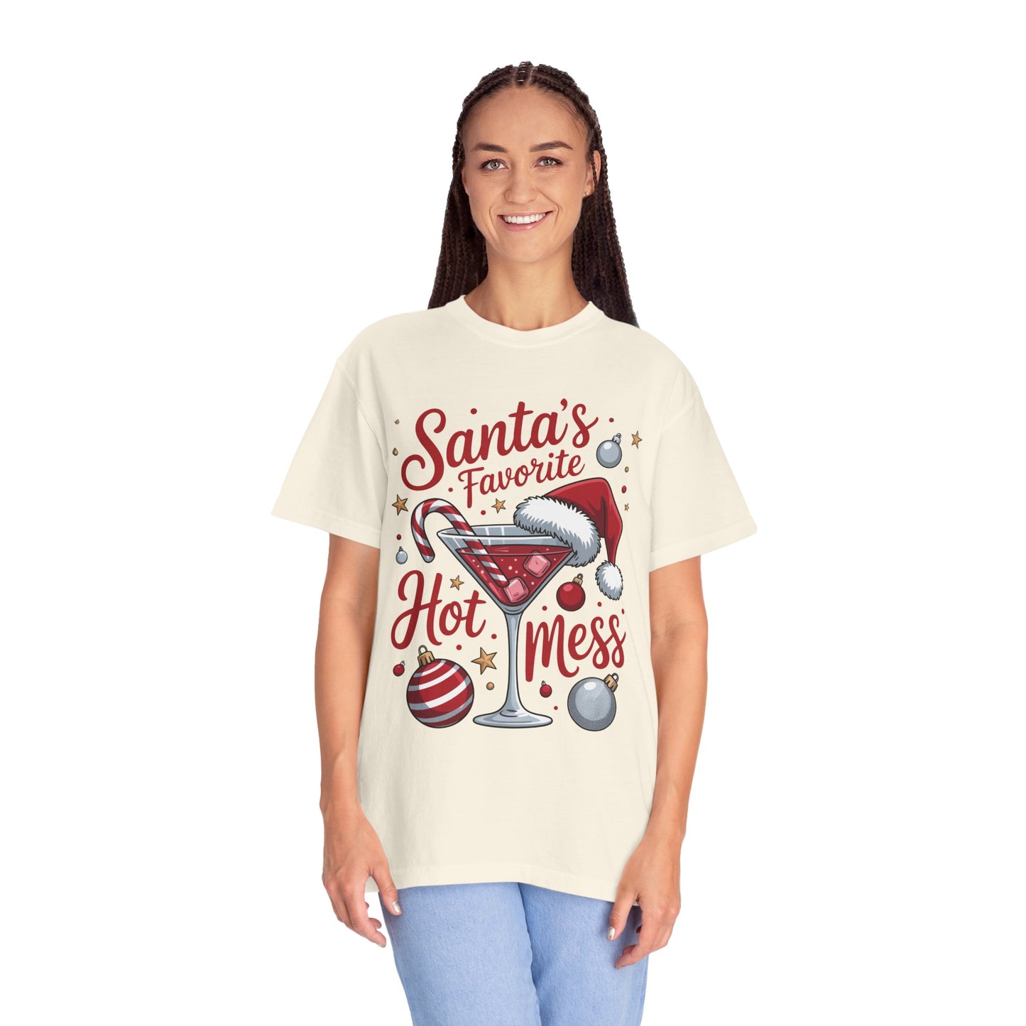 “Santa’s Favorite Hot Mess” Holiday T-Shirt