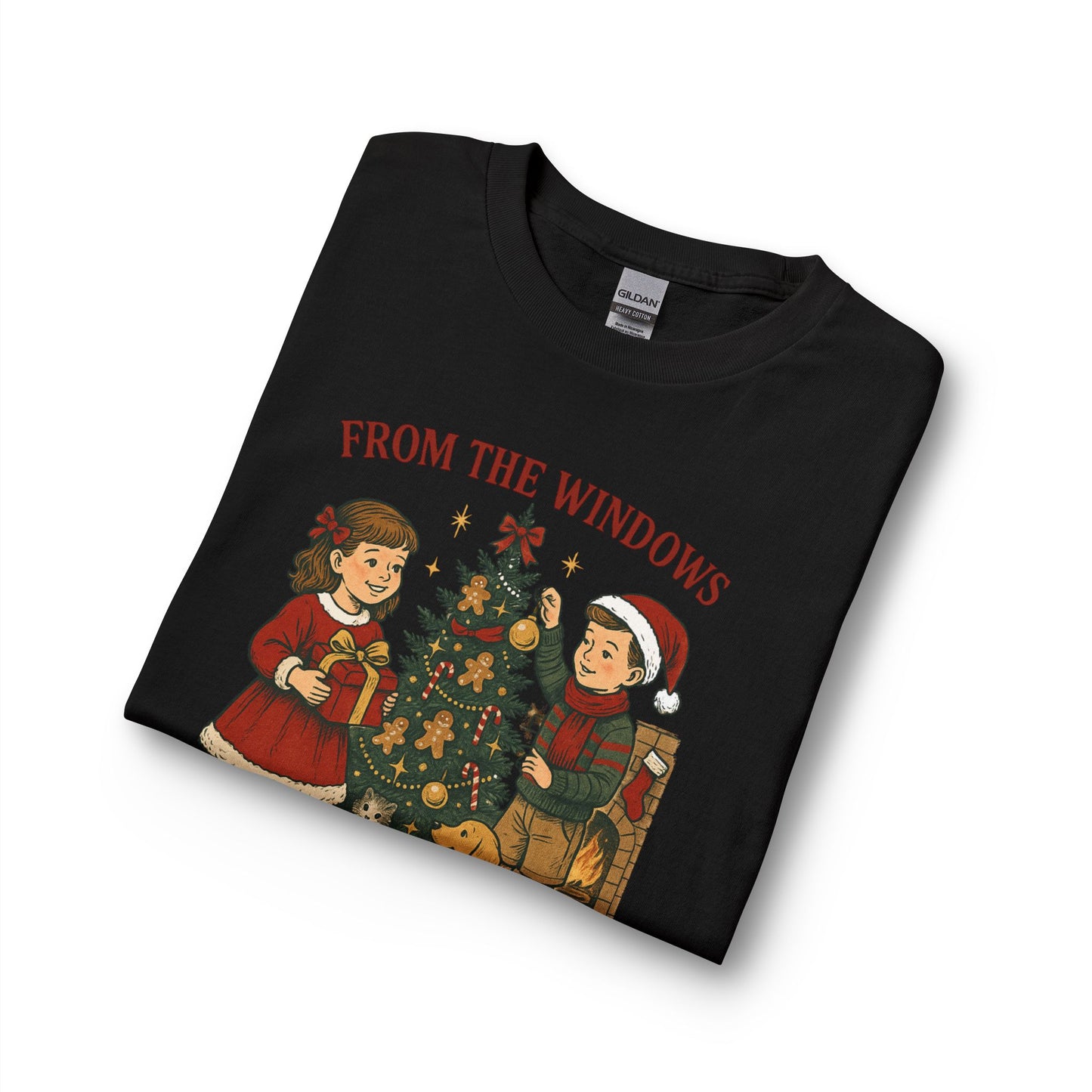 Christmas Tree Decorating Long Sleeve Shirt — "From the Windows to the Walls I'm About to Deck These Halls"