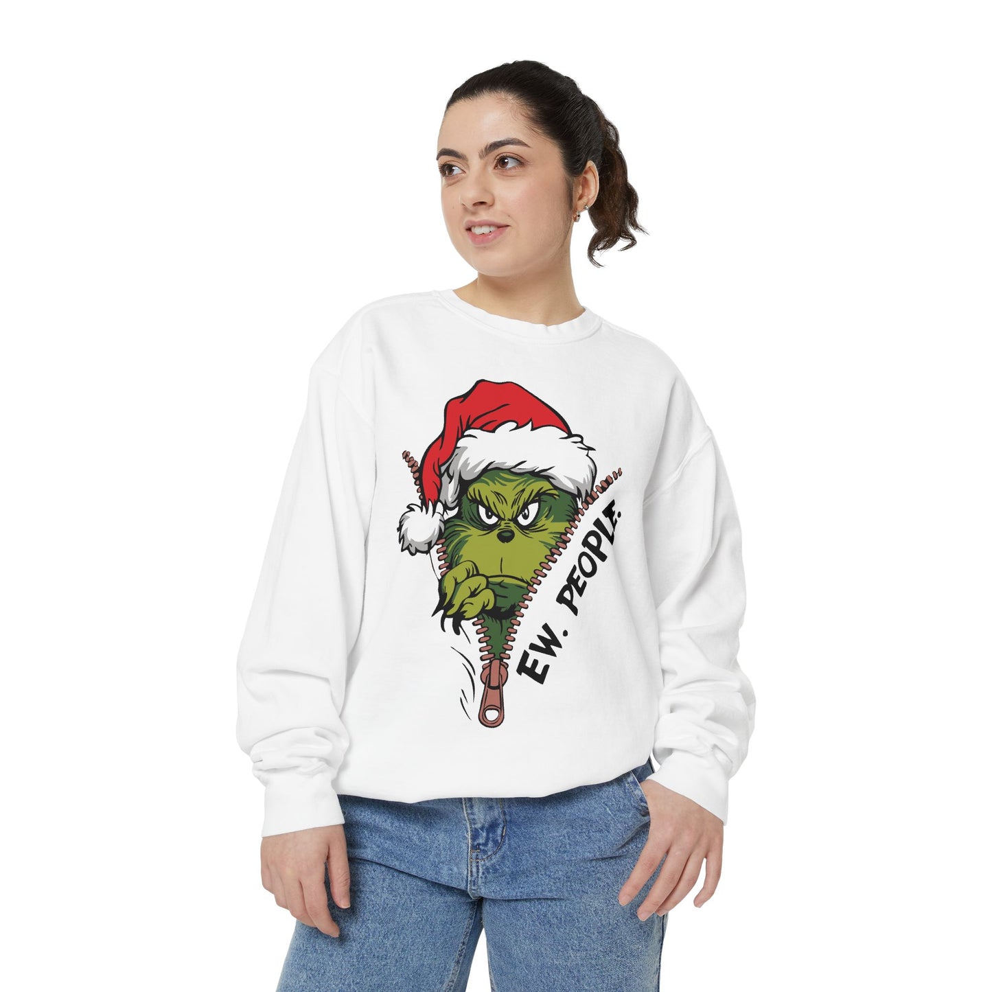 Grinch 'Ew, People.' Christmas Sweatshirt