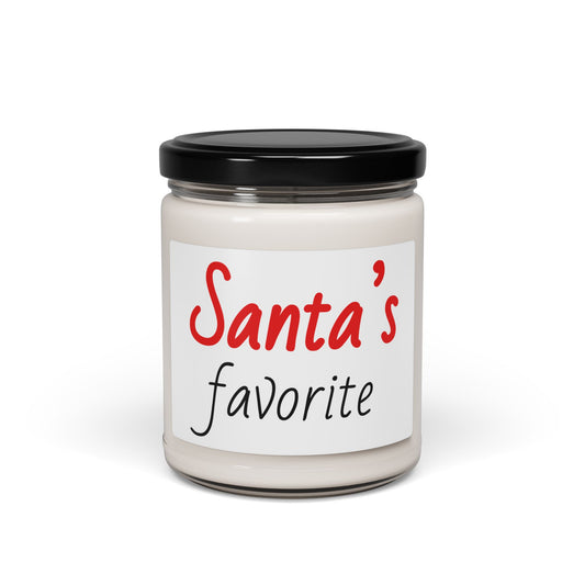Santa’s Favorite Scented Soy Candle — 9oz Holiday Gift