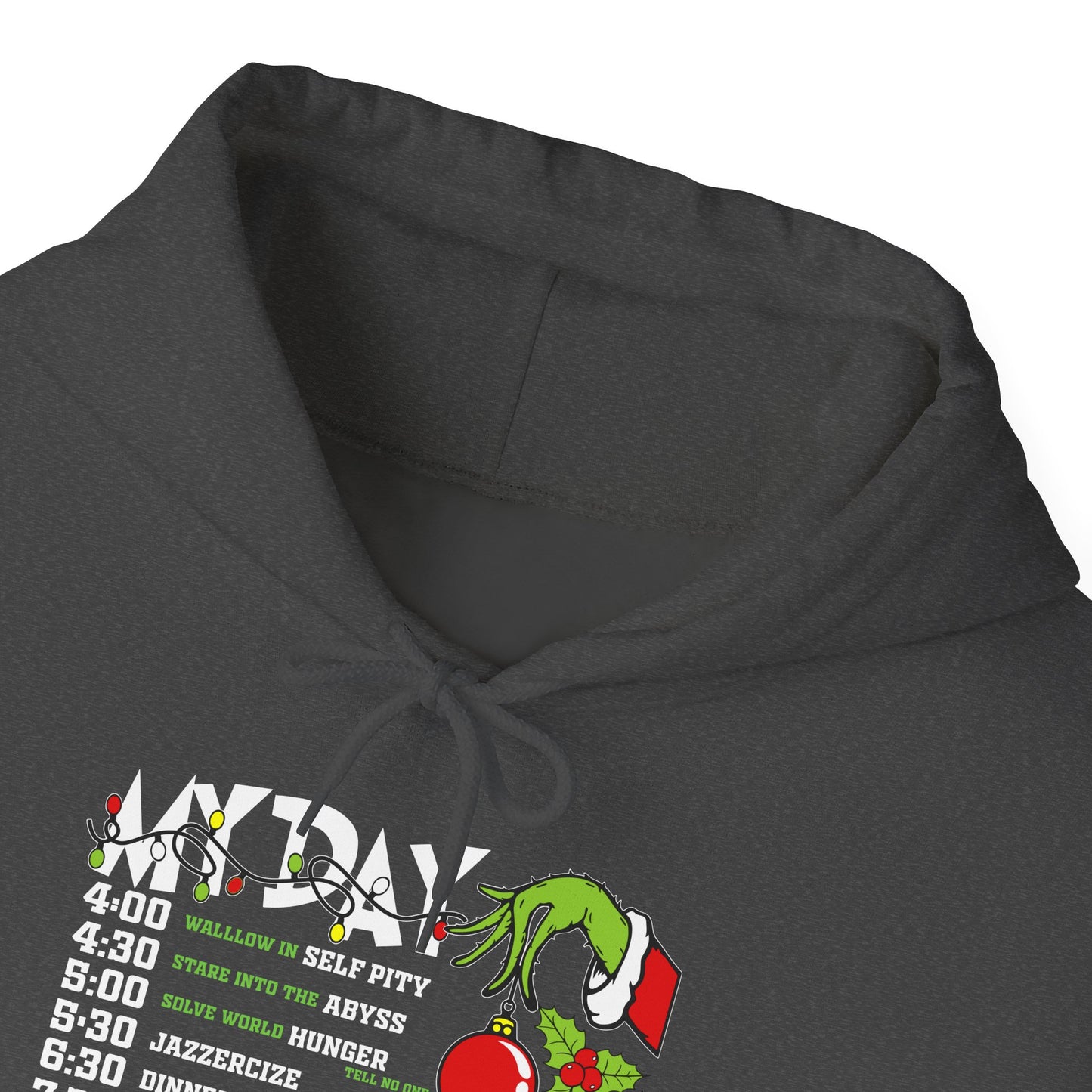 Hoodie — "My Day: I’m Booked!" Schedule Graphic Hoodie