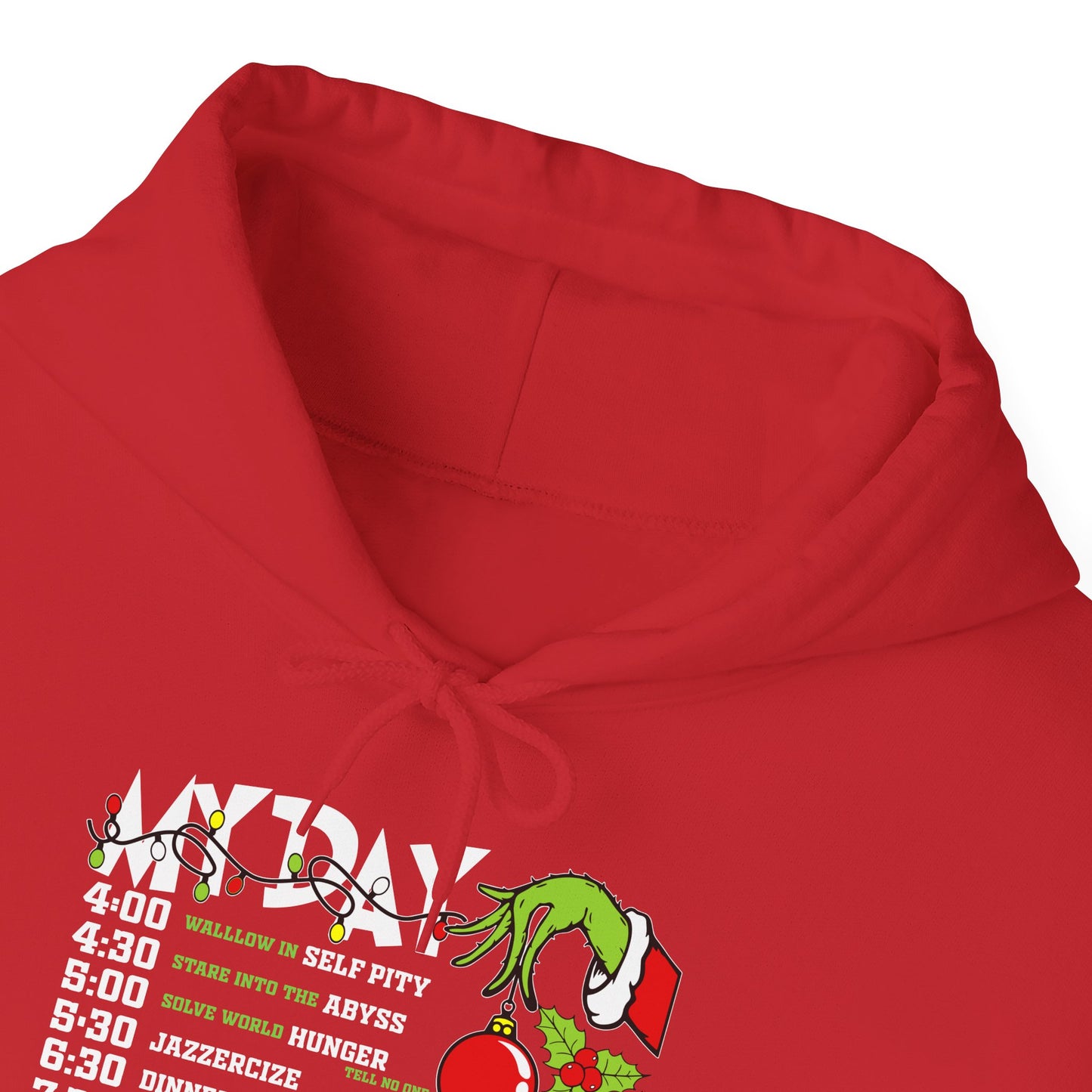 Hoodie — "My Day: I’m Booked!" Schedule Graphic Hoodie
